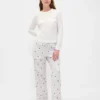 Camiseña de pijama con bolsillo de modal supersuave