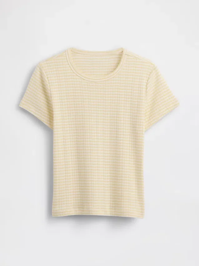 Camiseña de pijama de punto Pointelle