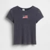 Camiseña infantil de canalé con bordados