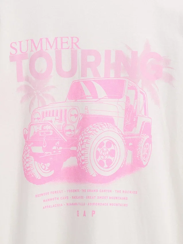 Camiseña oversize Jeep para niños