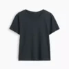 Camiseta 100 % algodón con efecto encogido auténtico