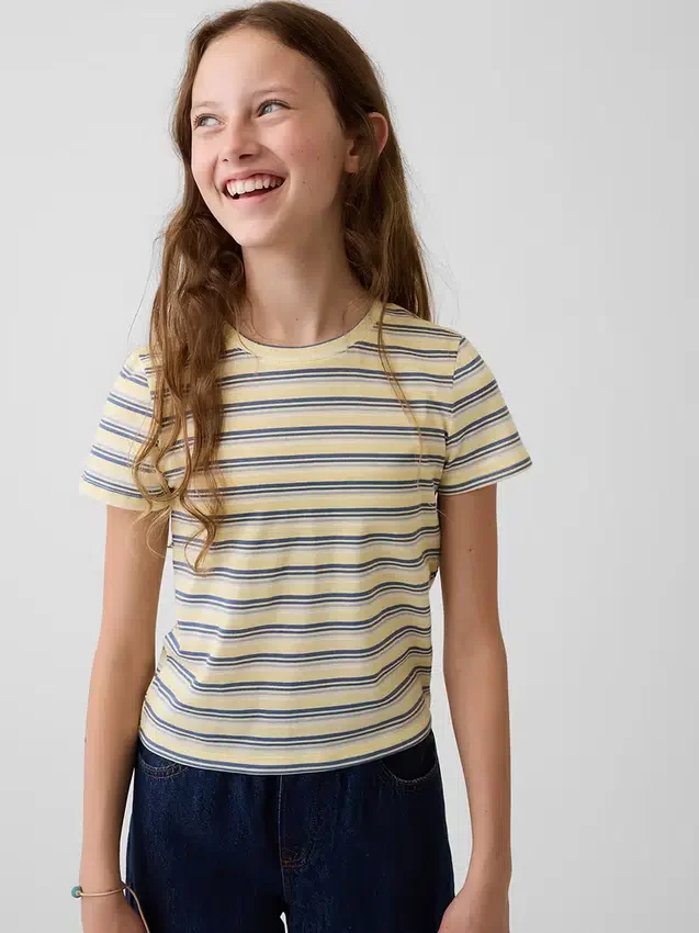 Camiseta a rayas para niños