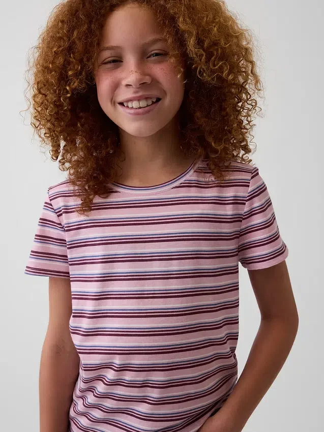 Camiseta a rayas para niños