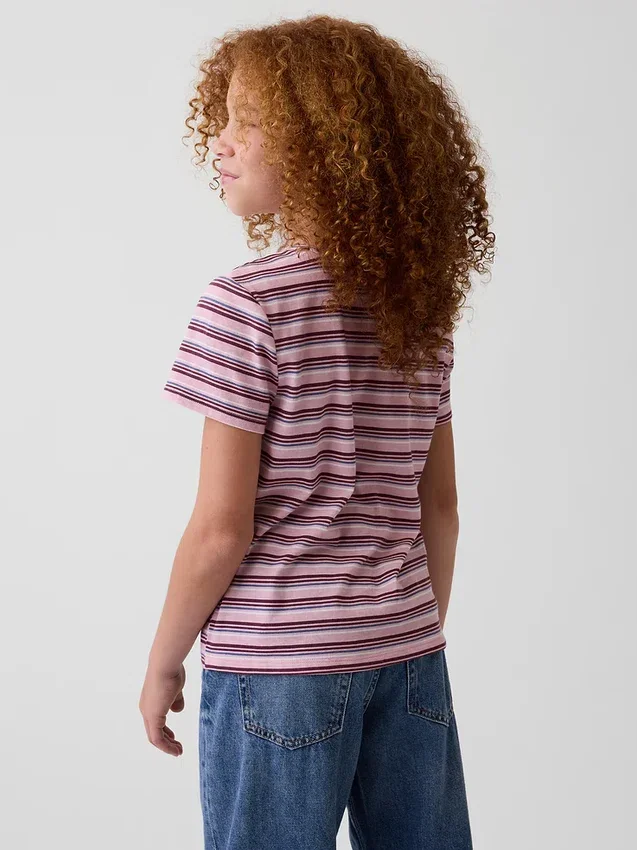 Camiseta a rayas para niños