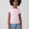 Camiseta ajustada de manga corta para niños