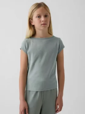 Camiseta ajustada de manga corta para niños