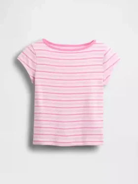 Camiseta ajustada de manga corta para niños