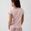 Camiseta ajustada de manga corta para niños