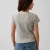 Camiseta ajustada de niño con canalé multicolor