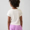 Camiseta ajustada de niño con canalé multicolor