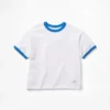 Camiseta azul para niños «Relaxed Logo»