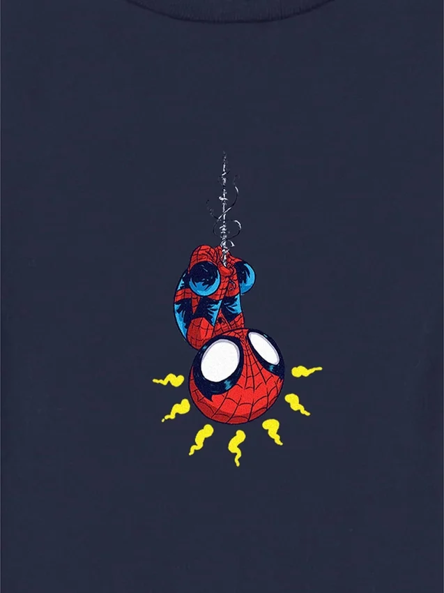 Camiseta clásica retro con diseño de Spider-Man para niños pequeños
