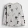 Camiseta con bolsillo para bebés y niños, combinable