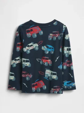 Camiseta con bolsillo para bebés y niños, combinable