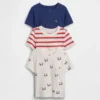 Camiseta con bolsillo para bebés y niños «Mix & Match» (paquete de 3)