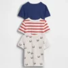 Camiseta con bolsillo para bebés y niños «Mix & Match» (paquete de 3)