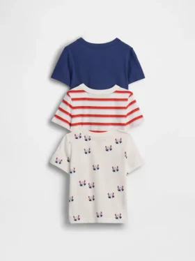 Camiseta con bolsillo para bebés y niños «Mix & Match» (paquete de 3)