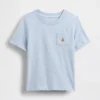Camiseta con bolsillo para bebés y niños pequeños, combinable