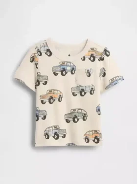 Camiseta con bolsillo para bebés y niños pequeños, combinable