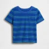 Camiseta con bolsillo para bebés y niños pequeños, combinable