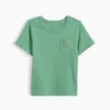 Camiseta con bolsillo para bebés y niños pequeños, combinable