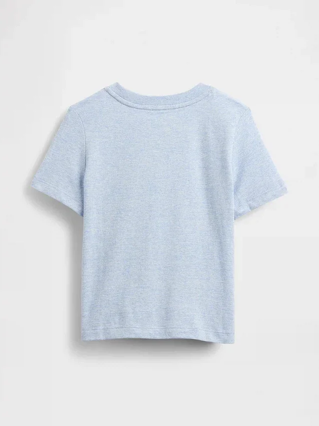 Camiseta con bolsillo para bebés y niños pequeños, combinable