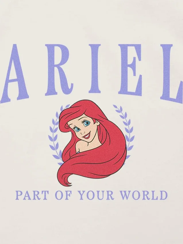 Camiseta con diseño «Ariel Collegiate» para niños pequeños