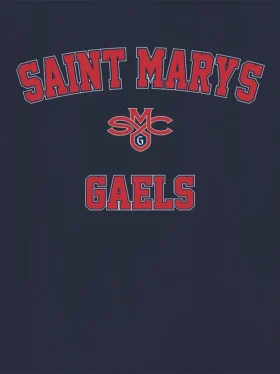 Camiseta con diseño clásico del campus de Saint Mary’s College of California
