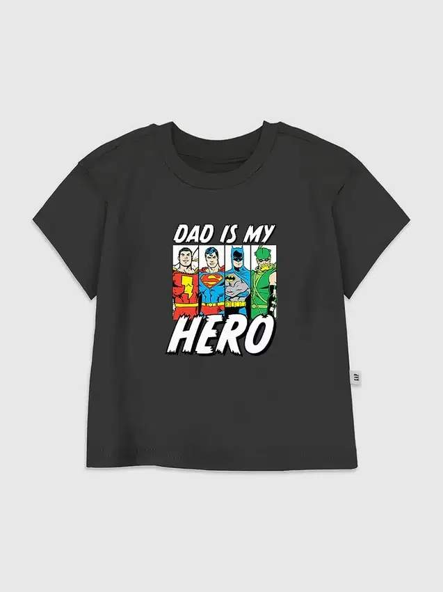 Camiseta con diseño de los héroes de la Liga de la Justicia de DC Comics para niños pequeños