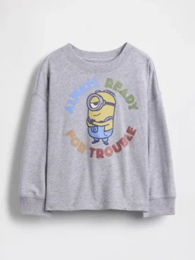Camiseta con diseño de Minions para bebés y niños