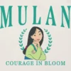 Camiseta con diseño de Mulán estilo universitario para niños pequeños