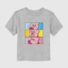 Camiseta con diseño de paneles de Kirby de Nintendo para niños pequeños