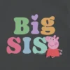 Camiseta con diseño de Peppa Pig «Big Sis» para niños pequeños