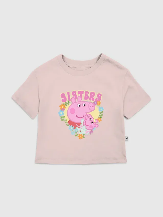 Camiseta con diseño de Peppa Pig «Sisters» para niños pequeños