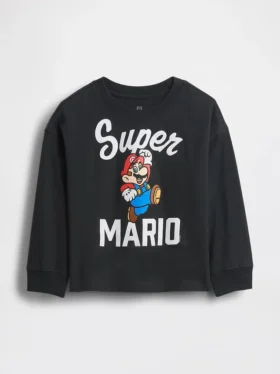 Camiseta con diseño de Super Mario para bebés y niños pequeños