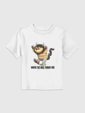 Camiseta con diseño gráfico «Donde viven los monstruos» para niños pequeños