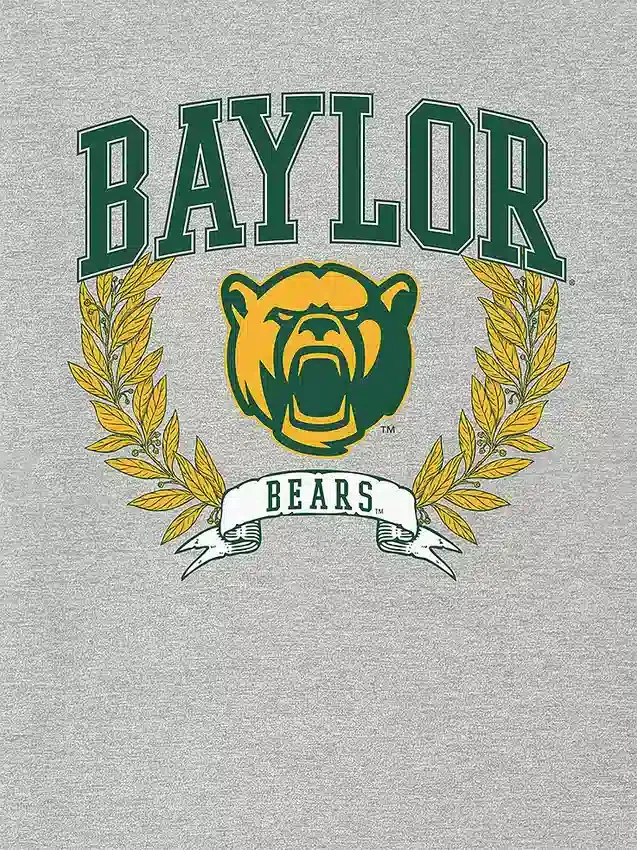 Camiseta con diseño gráfico oscuro «Laurels» de la Universidad de Baylor