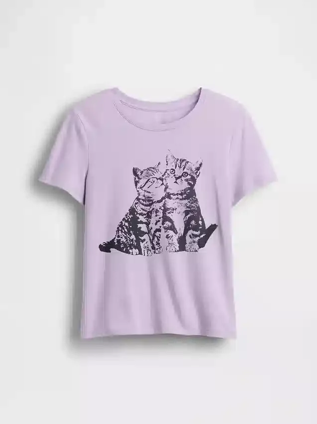 Camiseta con diseño gráfico para niños