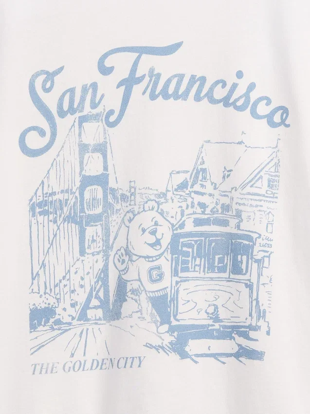 Camiseta con diseño gráfico para niños