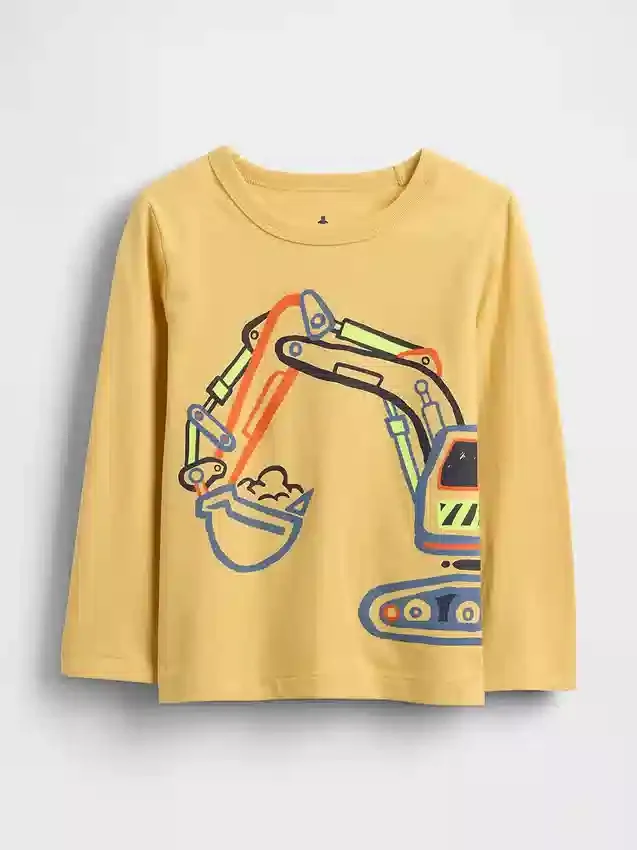 Camiseta con diseño para bebés y niños pequeños