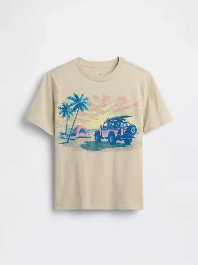 Camiseta con diseño para niños