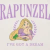 Camiseta con diseño «Rapunzel Collegiate» para niños pequeños