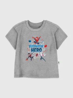 Camiseta con diseño «Spiderman Birthday Hero» para niños pequeños