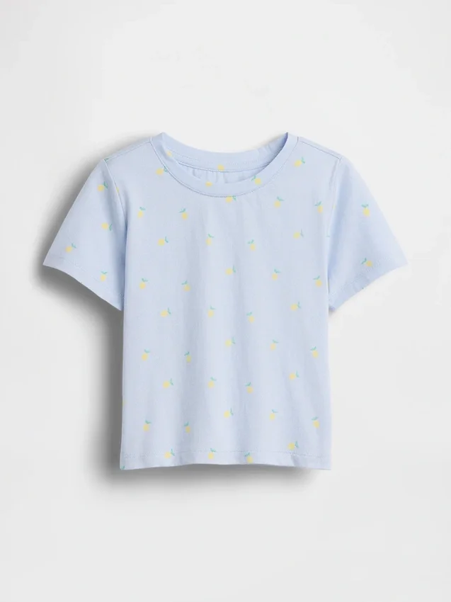 Camiseta con estampado combinable para bebés y niños pequeños
