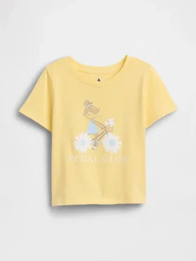 Camiseta con estampado para bebés y niños, combinable