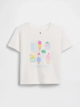 Camiseta con estampado para bebés y niños, combinable