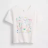 Camiseta con estampado para bebés y niños, combinable