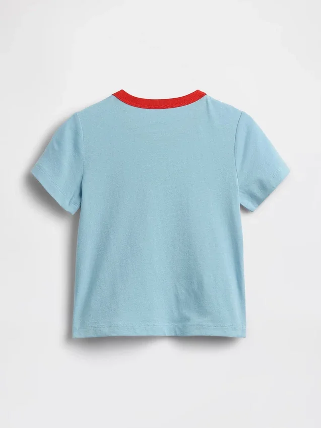 Camiseta con estampado para bebés y niños pequeños, combinable
