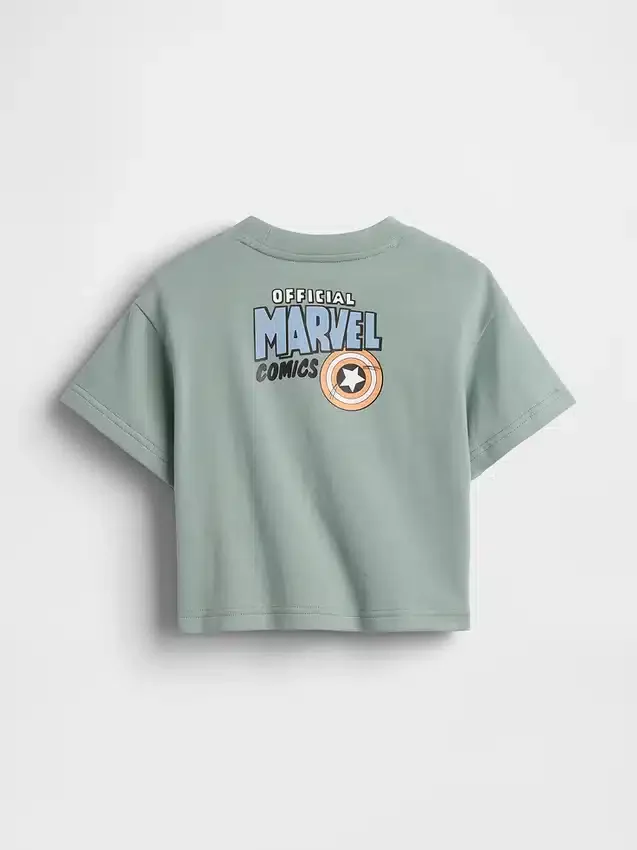 Camiseta con gráfico extragrande de Marvel para bebés y niños