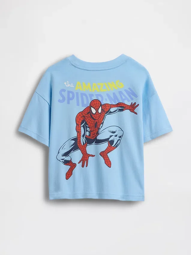 Camiseta con gráfico extragrande de Marvel para bebés y niños